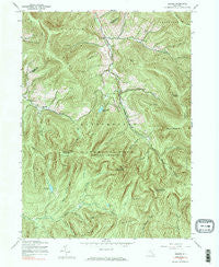 Seager New York Historical topographic map, 1:24000 scale, 7.5 X 7.5 Minute, Year 1945