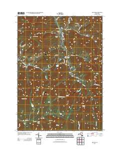 Seager New York Historical topographic map, 1:24000 scale, 7.5 X 7.5 Minute, Year 2013