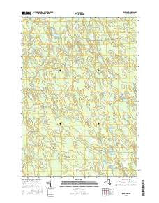 Sears Pond New York Current topographic map, 1:24000 scale, 7.5 X 7.5 Minute, Year 2016