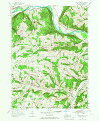 Seeley Creek New York Historical topographic map, 1:24000 scale, 7.5 X 7.5 Minute, Year 1953