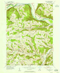 Seeley Creek New York Historical topographic map, 1:24000 scale, 7.5 X 7.5 Minute, Year 1953