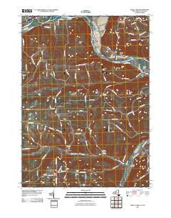 Seeley Creek New York Historical topographic map, 1:24000 scale, 7.5 X 7.5 Minute, Year 2010