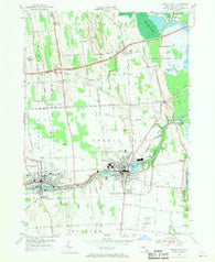 Seneca Falls New York Historical topographic map, 1:24000 scale, 7.5 X 7.5 Minute, Year 1953