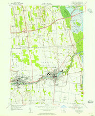 Seneca Falls New York Historical topographic map, 1:24000 scale, 7.5 X 7.5 Minute, Year 1953