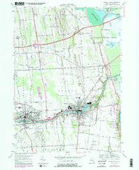 Seneca Falls New York Historical topographic map, 1:24000 scale, 7.5 X 7.5 Minute, Year 1953