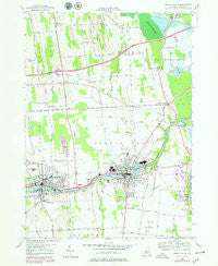 Seneca Falls New York Historical topographic map, 1:24000 scale, 7.5 X 7.5 Minute, Year 1953