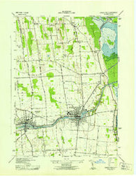 Seneca Falls New York Historical topographic map, 1:31680 scale, 7.5 X 7.5 Minute, Year 1943