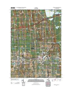 Seneca Falls New York Historical topographic map, 1:24000 scale, 7.5 X 7.5 Minute, Year 2013