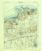 Setauket New York Historical topographic map, 1:62500 scale, 15 X 15 Minute, Year 1904