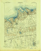 Setauket New York Historical topographic map, 1:62500 scale, 15 X 15 Minute, Year 1904