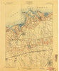 Setauket New York Historical topographic map, 1:62500 scale, 15 X 15 Minute, Year 1904