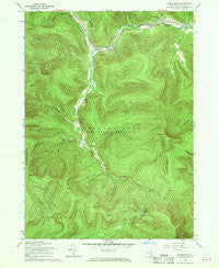 Shandaken New York Historical topographic map, 1:24000 scale, 7.5 X 7.5 Minute, Year 1960