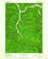 Shandaken New York Historical topographic map, 1:24000 scale, 7.5 X 7.5 Minute, Year 1960