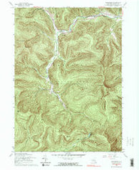 Shandaken New York Historical topographic map, 1:24000 scale, 7.5 X 7.5 Minute, Year 1960