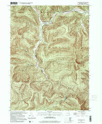 Shandaken New York Historical topographic map, 1:24000 scale, 7.5 X 7.5 Minute, Year 1997