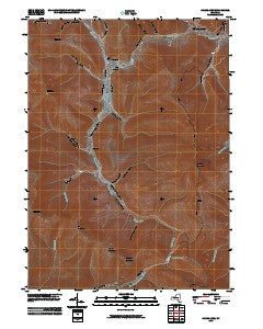 Shandaken New York Historical topographic map, 1:24000 scale, 7.5 X 7.5 Minute, Year 2010
