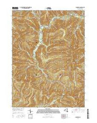 Shandaken New York Current topographic map, 1:24000 scale, 7.5 X 7.5 Minute, Year 2016