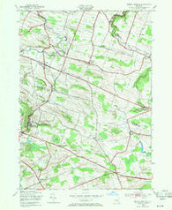 Sharon Springs New York Historical topographic map, 1:24000 scale, 7.5 X 7.5 Minute, Year 1943