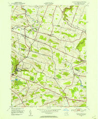 Sharon Springs New York Historical topographic map, 1:24000 scale, 7.5 X 7.5 Minute, Year 1943