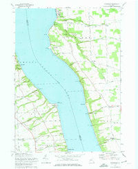 Sheldrake New York Historical topographic map, 1:24000 scale, 7.5 X 7.5 Minute, Year 1971