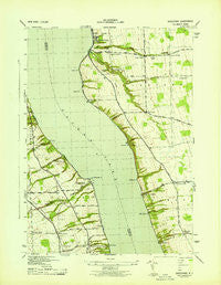 Sheldrake New York Historical topographic map, 1:31680 scale, 7.5 X 7.5 Minute, Year 1943