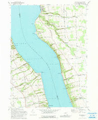 Sheldrake New York Historical topographic map, 1:24000 scale, 7.5 X 7.5 Minute, Year 1971