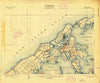 Shelter Island New York Historical topographic map, 1:62500 scale, 15 X 15 Minute, Year 1904