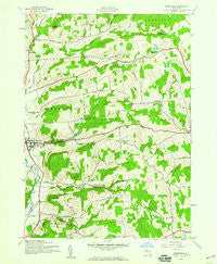 Sherburne New York Historical topographic map, 1:24000 scale, 7.5 X 7.5 Minute, Year 1943