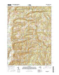 Sherburne New York Current topographic map, 1:24000 scale, 7.5 X 7.5 Minute, Year 2016