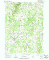 Sherman New York Historical topographic map, 1:24000 scale, 7.5 X 7.5 Minute, Year 1954
