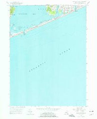 Shinnecock Inlet New York Historical topographic map, 1:24000 scale, 7.5 X 7.5 Minute, Year 1955