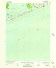 Shinnecock Inlet New York Historical topographic map, 1:24000 scale, 7.5 X 7.5 Minute, Year 1955