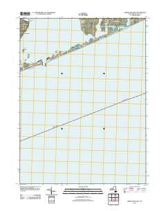 Shinnecock Inlet New York Historical topographic map, 1:24000 scale, 7.5 X 7.5 Minute, Year 2012