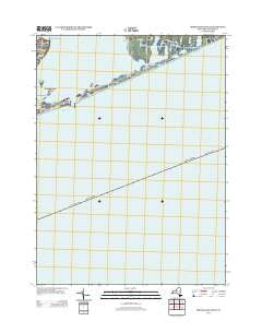 Shinnecock Inlet New York Historical topographic map, 1:24000 scale, 7.5 X 7.5 Minute, Year 2013