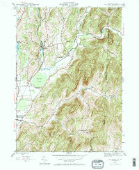 Shushan New York Historical topographic map, 1:24000 scale, 7.5 X 7.5 Minute, Year 1944