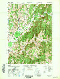 Shushan New York Historical topographic map, 1:25000 scale, 7.5 X 7.5 Minute, Year 1947