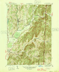 Shushan New York Historical topographic map, 1:31680 scale, 7.5 X 7.5 Minute, Year 1946