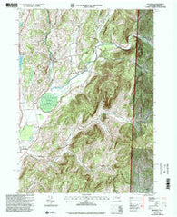 Shushan New York Historical topographic map, 1:24000 scale, 7.5 X 7.5 Minute, Year 1995