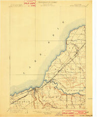 Silver Creek New York Historical topographic map, 1:62500 scale, 15 X 15 Minute, Year 1899