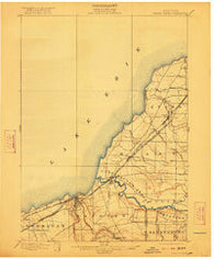 Silver Creek New York Historical topographic map, 1:62500 scale, 15 X 15 Minute, Year 1899
