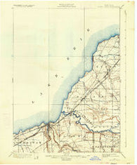 Silver Creek New York Historical topographic map, 1:62500 scale, 15 X 15 Minute, Year 1899