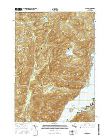 Silver Bay New York Current topographic map, 1:24000 scale, 7.5 X 7.5 Minute, Year 2016