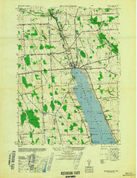 Skaneateles New York Historical topographic map, 1:25000 scale, 7.5 X 7.5 Minute, Year 1949