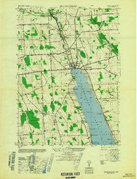 Skaneateles New York Historical topographic map, 1:25000 scale, 7.5 X 7.5 Minute, Year 1949