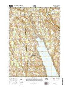 Skaneateles New York Current topographic map, 1:24000 scale, 7.5 X 7.5 Minute, Year 2016