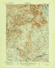 Slide Mountain New York Historical topographic map, 1:62500 scale, 15 X 15 Minute, Year 1905