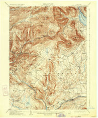 Slide Mountain New York Historical topographic map, 1:62500 scale, 15 X 15 Minute, Year 1905