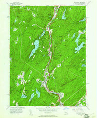 Sloatsburg New York Historical topographic map, 1:24000 scale, 7.5 X 7.5 Minute, Year 1955