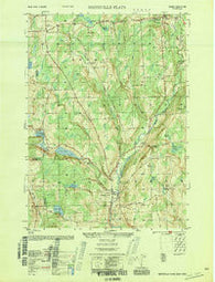Smithville Flats New York Historical topographic map, 1:25000 scale, 7.5 X 7.5 Minute, Year 1950