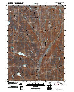 Smithville Flats New York Historical topographic map, 1:24000 scale, 7.5 X 7.5 Minute, Year 2010